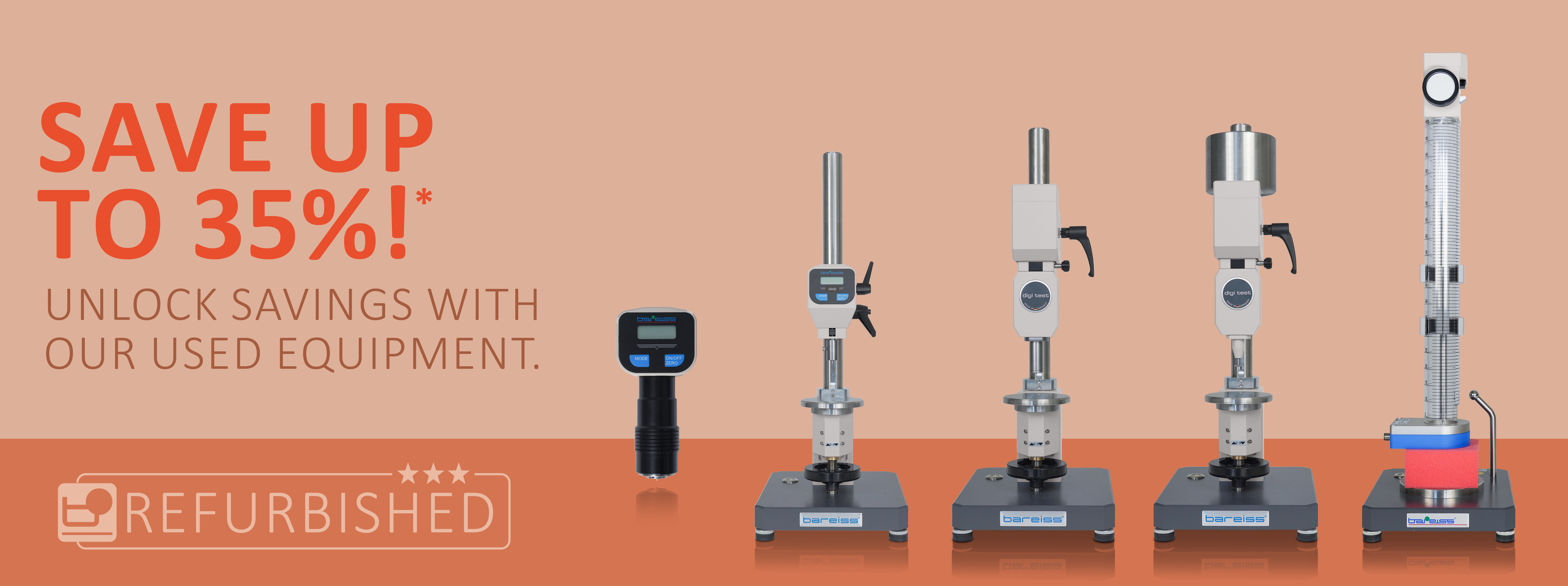 Refurbished Testing equipment