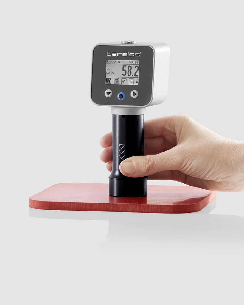 HPE III Basic Durometer on sample