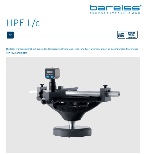 Datenblatt HPE III Basic L | L/c