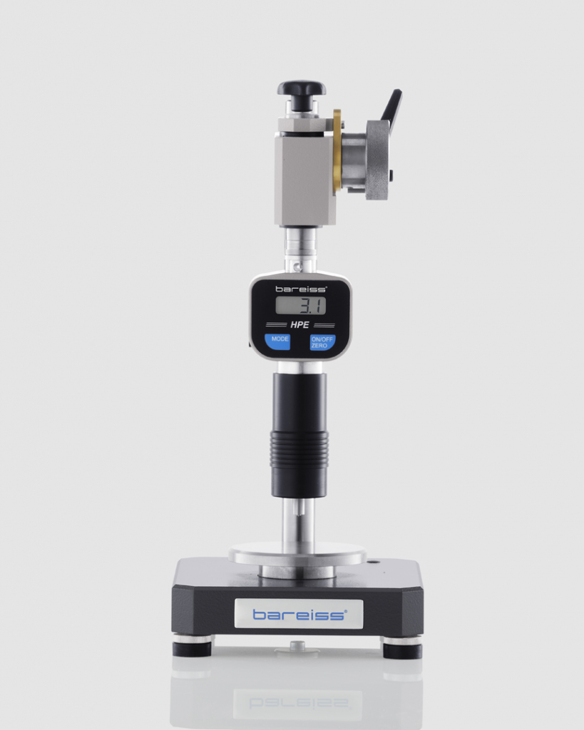 Hardness tester Barcol in test stand