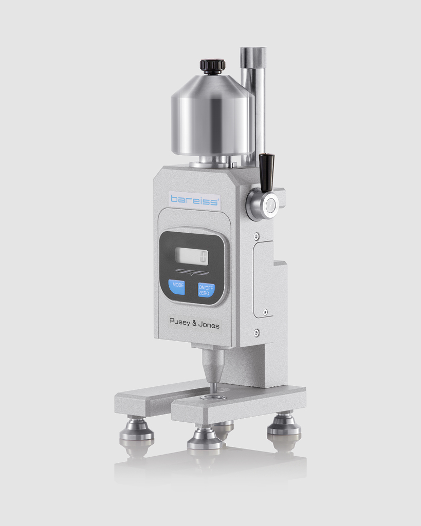 Digital hardness tester Pusey & Jones with integrated test stand