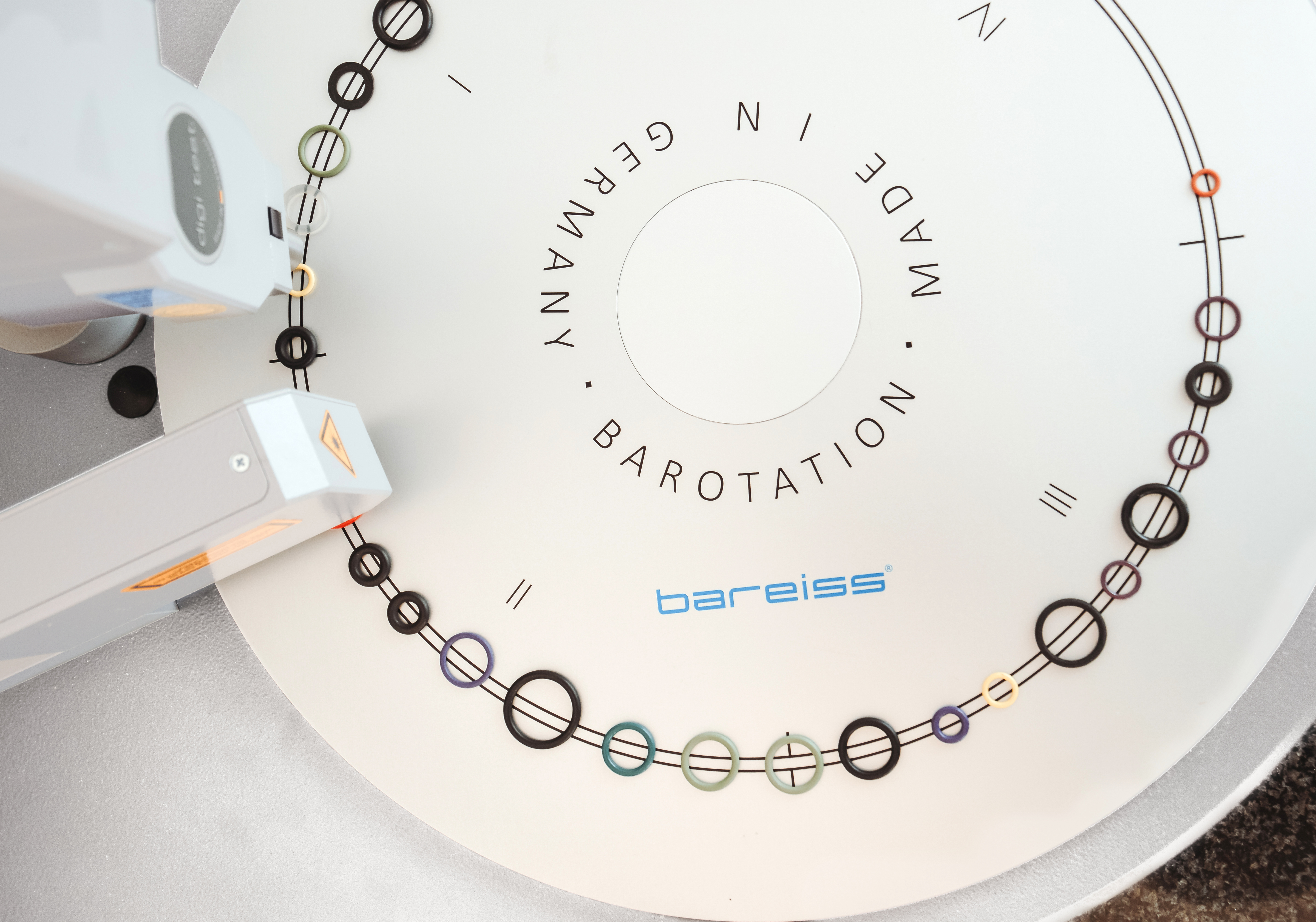 Routine testing O-rings with BaRotation