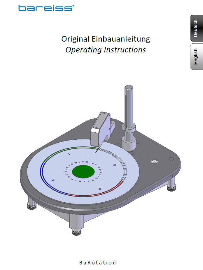 Operating manual BaRotation