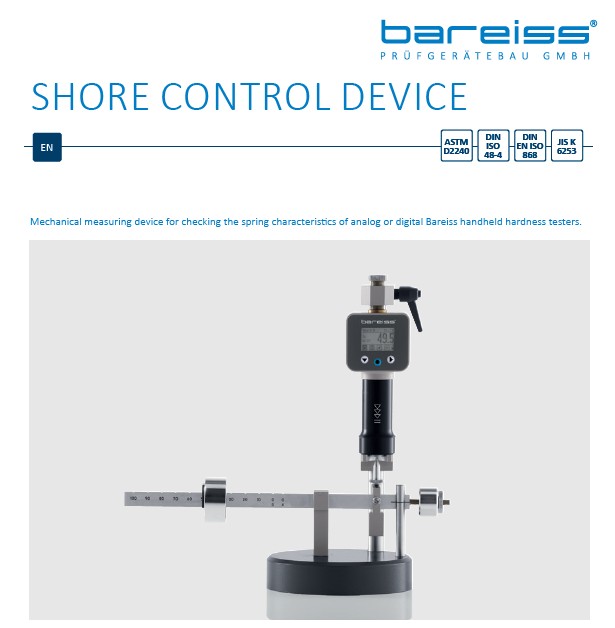 Shore Control Device data sheet english