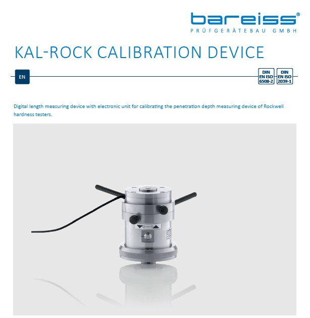 Kal-Rock data sheet english