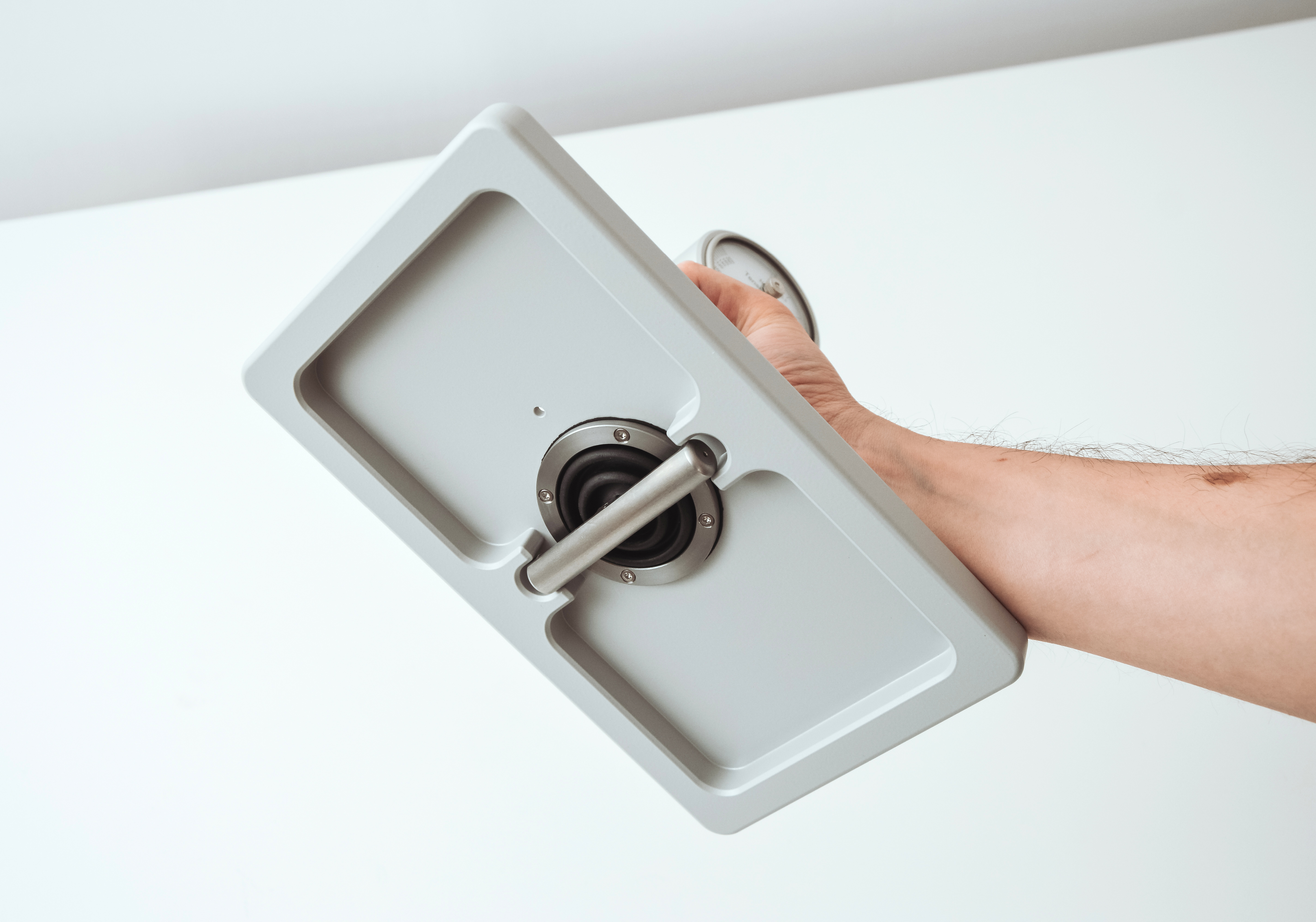 Tensiometer testing device pressure foot