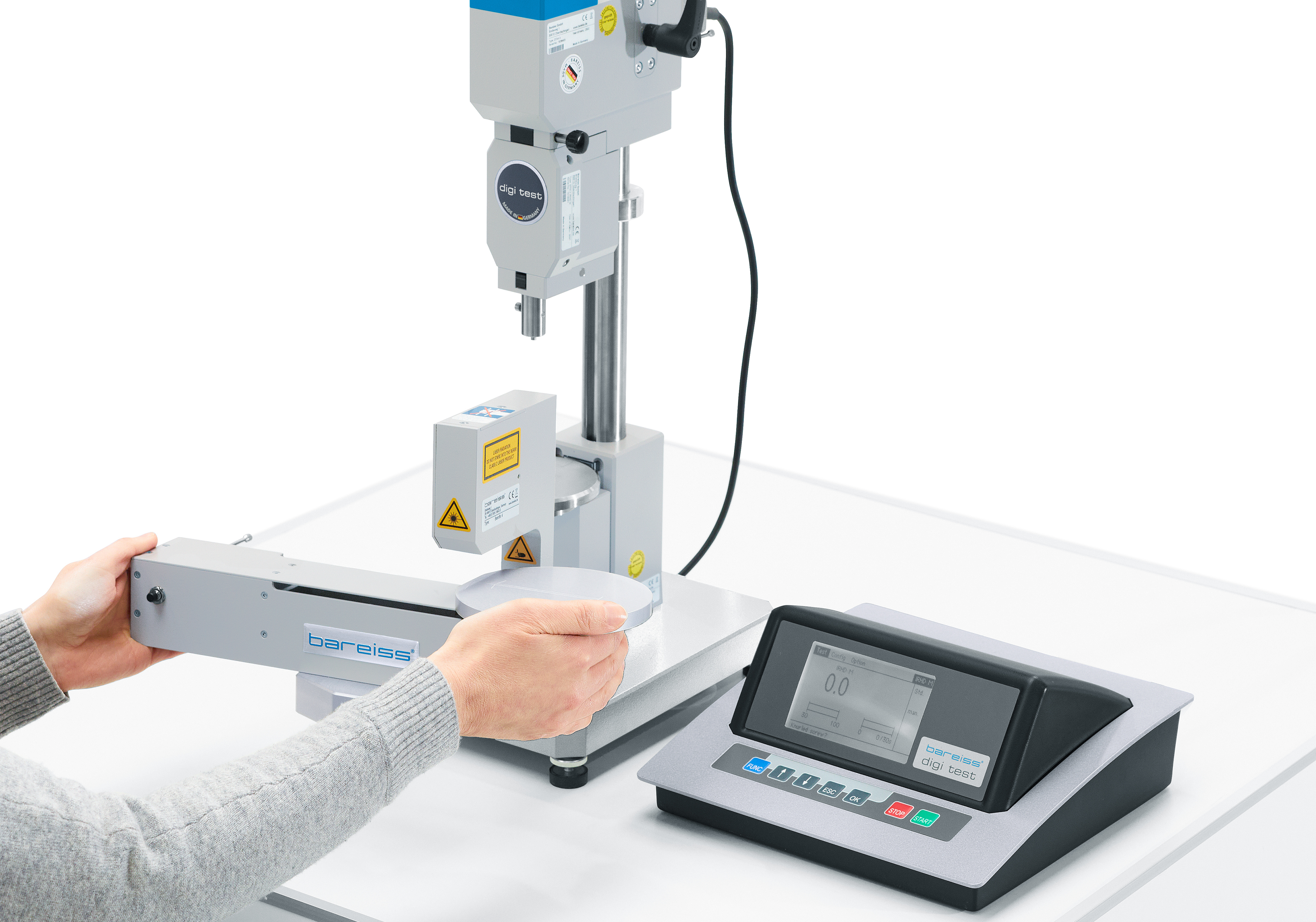 Seamless adjustment process Barofix 4 for O-rings with digi test II