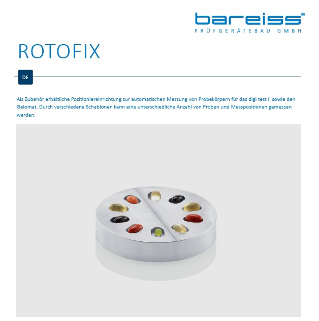 Rotofix data sheet english