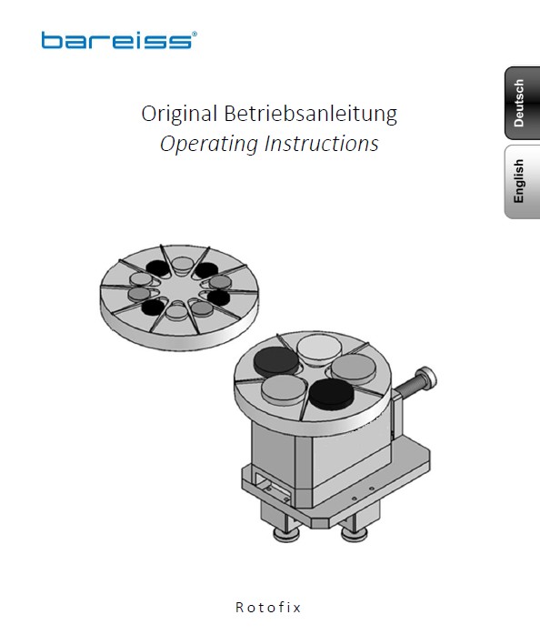 Rotofix operating manual