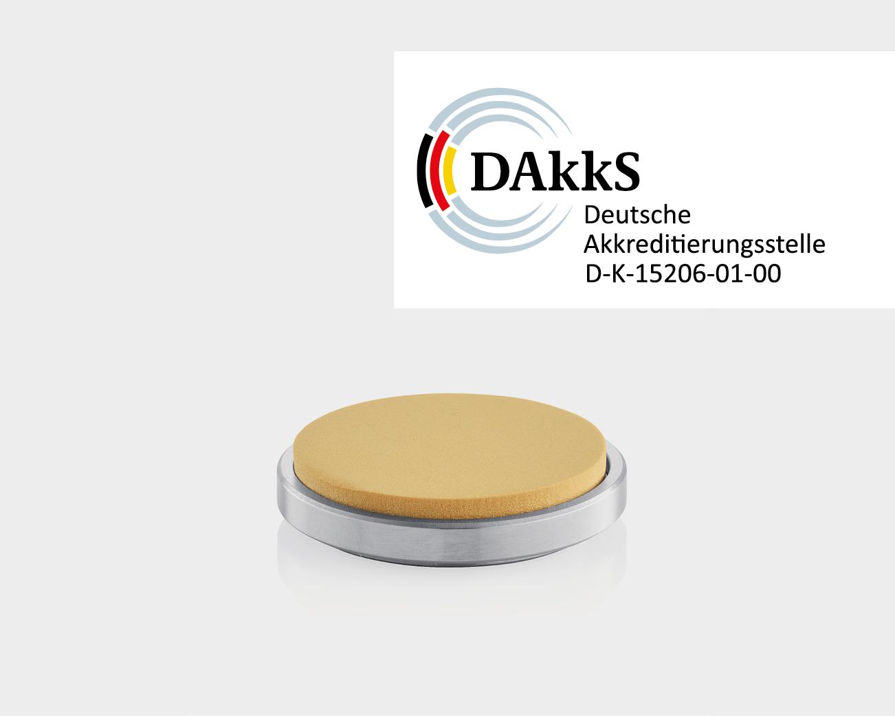 DAkkS accredited standard block for 0-20 N or 0-2 N